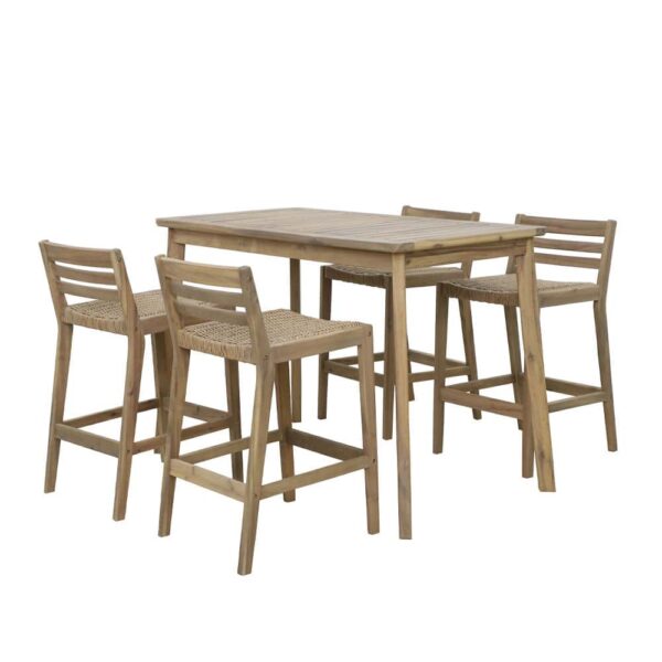 TOUJOUR ΤΡΑΠΕΖΙ BAR ΦΥΣΙΚΟ 131.5x70x90 22-0223 - Image 3