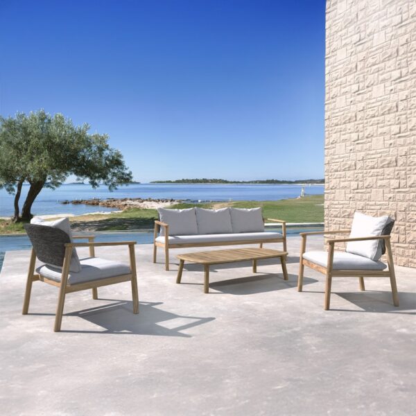 FREELAND ΣΑΛΟΝΙ SET 1+2+1 ΦΥΣΙΚΟ ΓΚΡΙ 22-0226 - Image 2