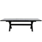 SORPRESA ΤΡΑΠΕΖΙ ΕΠΕΚΤΕΙΝΟΜΕΝΟ-Η TERRAZZO ΓΚΡΙ ΣΚΟΥΡΟ 202x101x77 22-0292 - Image 5