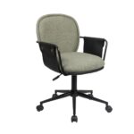 POST ΚΑΡΕΚΛΑ ΓΡΑΦΕΙΟΥ ΛΑΔΙ ΜΑΥΡΟ 55x59x93 25-0740