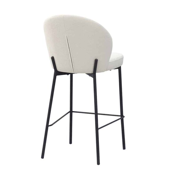 LUNE ΣΚΑΜΠΟ BAR ΛΕΥΚΟ 48x53.5x95.5 26-0058 - Image 3