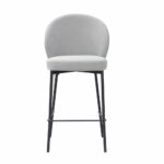 LUNE ΣΚΑΜΠΟ BAR ΓΚΡΙ 48x53.5x95.5 26-0059 - Image 4