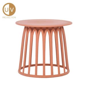BASKET COFFEE TABLE TERRACOTTA 50x50x44 27-0125