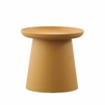 TECH COFFEE TABLE ΜΟΥΣΤΑΡΔΙ 50x50x46.5 27-0187