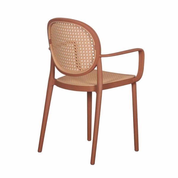 RATTI/P ΚΑΡΕΚΛΑ TERRACOTTA ΦΥΣΙΚΟ 57x51x84 27-0221 - Image 3