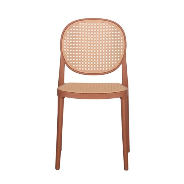 RATTI ΚΑΡΕΚΛΑ TERRACOTTA ΦΥΣΙΚΟ 41.6x53x84 27-0224 - Image 4