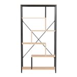 QUICK ΒΙΒΛΙΟΘΗΚΗ ΦΥΣΙΚΟ ΜΑΥΡΟ 85x35x163 28-0301 - Image 2