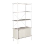 POPULAR ΒΙΒΛΙΟΘΗΚΗ CREAM 80x40x163 28-0305