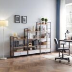 TRILOGY ΒΙΒΛΙΟΘΗΚΗ ΦΥΣΙΚΟ ΜΑΥΡΟ 70x30x90 28-0310 - Image 2