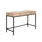 TRILOGY ΓΡΑΦΕΙΟ ΦΥΣΙΚΟ ΜΑΥΡΟ 110x48x76 28-0311