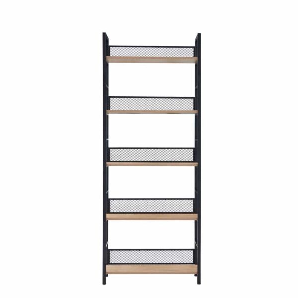 NEST ΒΙΒΛΙΟΘΗΚΗ ΦΥΣΙΚΟ ΜΑΥΡΟ 60x28x154 28-0314 - Image 3