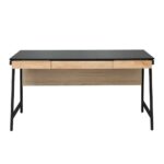 NEST ΓΡΑΦΕΙΟ ΜΑΥΡΟ ΦΥΣΙΚΟ 140x58x75 28-0316 - Image 2