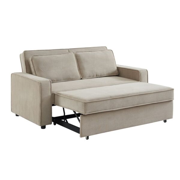 CUBO ΚΑΝΑΠΕΣ ΚΡΕΒΑΤΙ 3ΘΕΣΙΟΣ LATTE 172x90x89 70-0355 - Image 3