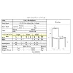 VISTA Καρέκλα Τραπεζαρίας- Κουζίνας, Απόχρωση Natural Oak Pu Μπεζ 49x52x87cm - Image 3