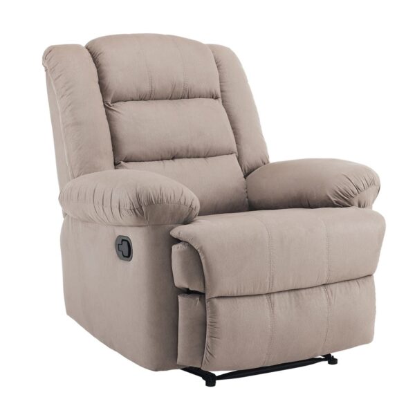 JULIA Πολυθρόνα Relax Σαλονιού - Καθιστικού, Ύφασμα Cappuccino 93x90x100cm - Image 2