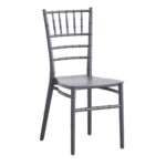 ILONA PP Καρέκλα Εστίασης - Catering Στοιβαζόμενη PP Ανθρακί 40x47x89cm - Image 2
