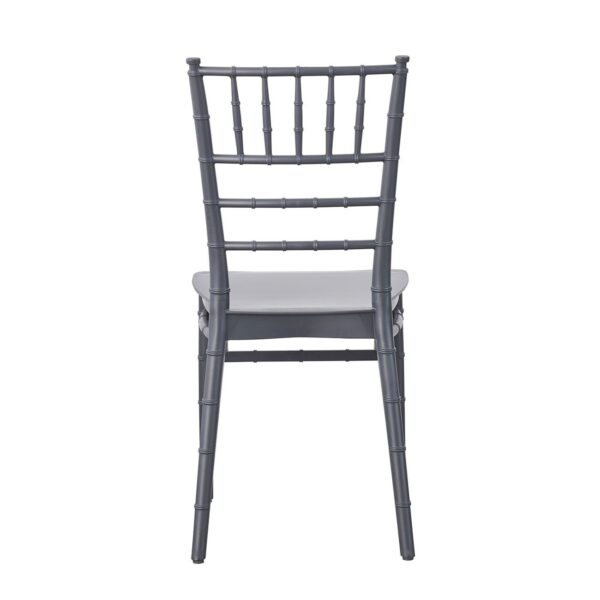 ILONA PP Καρέκλα Εστίασης - Catering Στοιβαζόμενη PP Ανθρακί 40x47x89cm - Image 4