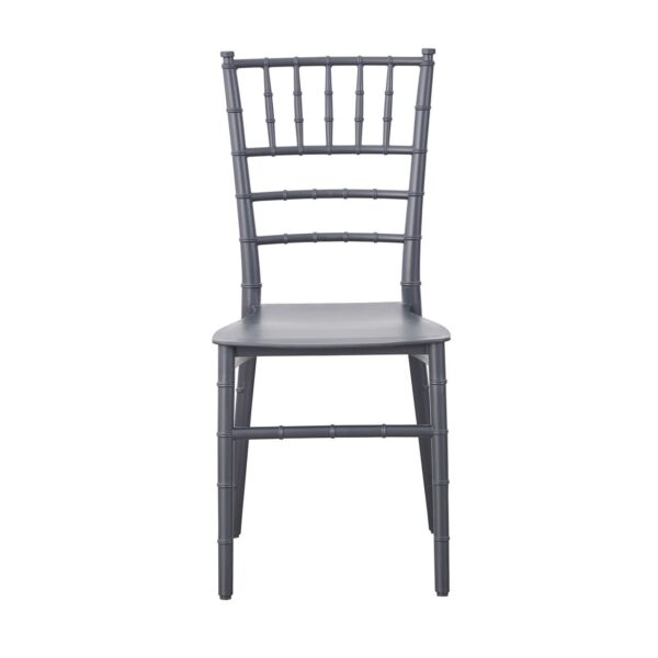 ILONA PP Καρέκλα Εστίασης - Catering Στοιβαζόμενη PP Ανθρακί 40x47x89cm - Image 5