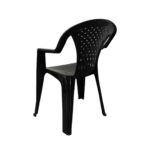 PORTOFINO Πολυθρόνα Τραπεζαρίας Κήπου - Βεράντας, PP Ανθρακί, Στοιβαζόμενη 57x56x80cm - Image 3