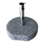ΒΑΣΗ ομπρέλας στρογγυλή Γρανίτης/Inox #304 (40Kg) Φ50 H.7,5/37cm - Image 2