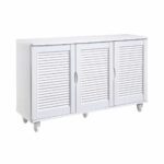 Παπουτσοθήκη 3 Πόρτες Απόχρωση Άσπρο 110x33x77cm - Image 2