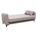 JEROM Καναπές – Κρεβάτι με Αποθηκευτικό Χώρο, 3Θέσιος Ύφασμα Cappuccino Sofa:210x85x83cm Bed:105x180cm - Image 5