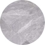 Επιφάνεια Μάρμαρο Sintered Stone, Απόχρωση Grey Marble (MDF για στήριξη βάσης) Φ70cm/11mm