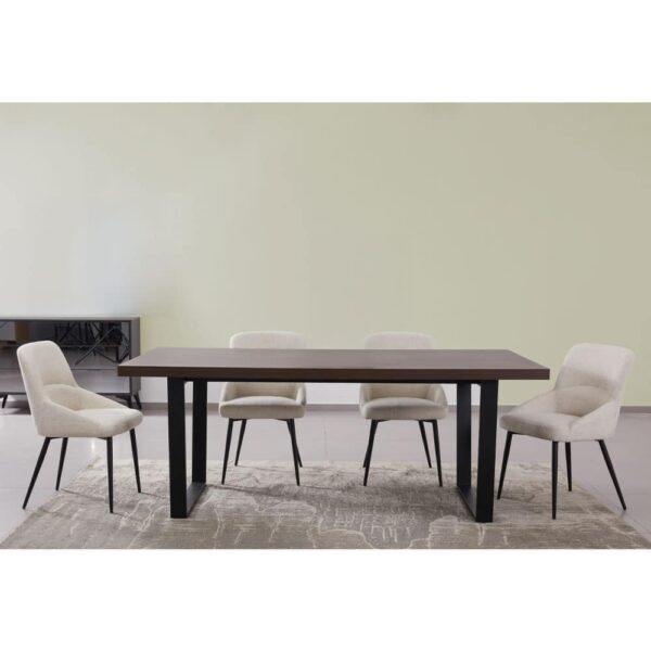 NUEZ ΤΡΑΠΕΖΙ ΚΑΡΥΔΙ 200x100x76 02-0666 - Image 2