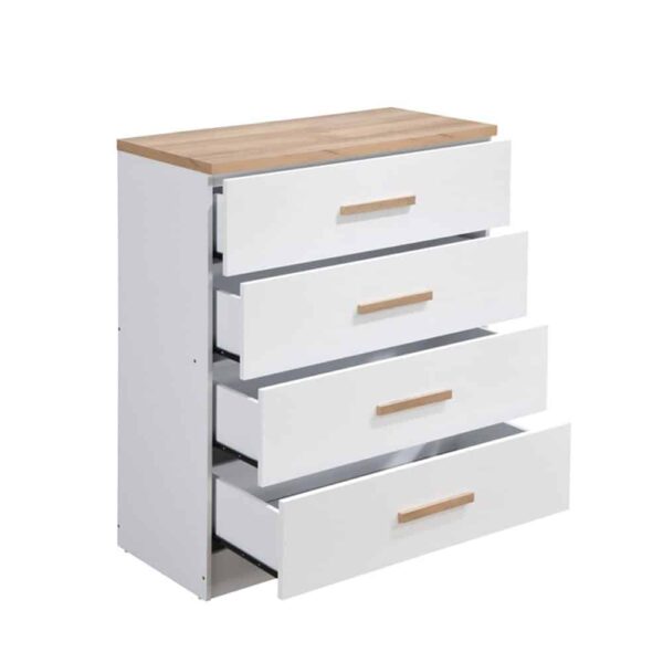 PRACTICO ΣΥΡΤΑΡΙΕΡΑ 4ΣΥΡΤΑΡΙΑ ΦΥΣΙΚΟ ΛΕΥΚΟ 80x40x99 09-1970 - Image 3