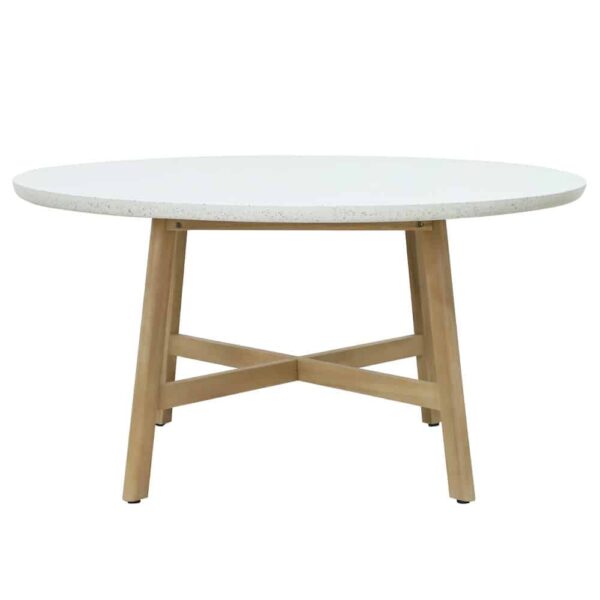 MOSAIC ΤΡΑΠΕΖΙ ΦΥΣΙΚΟ 150x150x76 22-0150 - Image 3