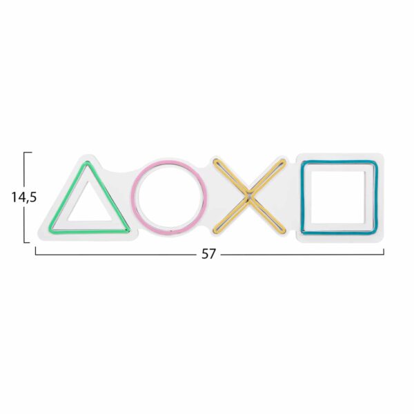 ΔΙΑΚΟΣΜΗΤΙΚΟ ΤΟΙΧΟΥ ΦΩΤΙΖΟΜΕΝΟ HM4652 GAME CONTROLS 57x2x14,5εκ. - Image 2