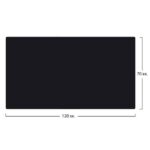 ΕΠΙΦΑΝΕΙΑ ΤΡΑΠΕΖΙΟΥ COMPACT HPL 120X70 εκ. ΜΑΥΡΗ HM5163.03 - Image 2