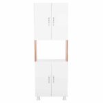 ΕΠΙΠΛΟ ΚΟΥΖΙΝΑΣ/ΝΤΟΥΛΑΠΙ RAD HM18196.04 ΜΕΛΑΜΙΝΗ ΦΥΣΙΚΟ-ΛΕΥΚΟ 55,5x32x165Υεκ. - Image 4