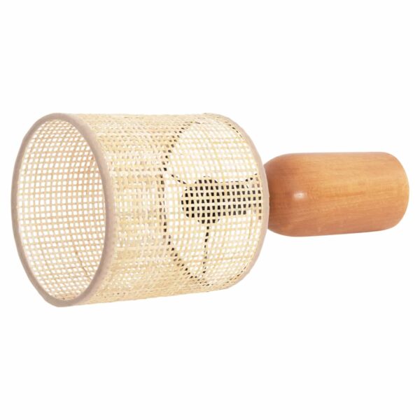 ΕΠΙΤΡΑΠΕΖΙΟ ΦΩΤΙΣΤΙΚΟ LYKTUR HM4709 ΜΠΕΖ ΚΑΠΕΛΟ WICKER-ΞΥΛΙΝΗ ΒΑΣΗ Φ15,5x35,5Υεκ. - Image 4