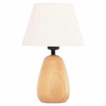 ΕΠΙΤΡΑΠΕΖΙΟ ΦΩΤΙΣΤΙΚΟ CONNI HM4710 ΕΚΡΟΥ ΚΑΠΕΛΟ-ΞΥΛΙΝΗ ΒΑΣΗ Φ23x34Υεκ. - Image 3