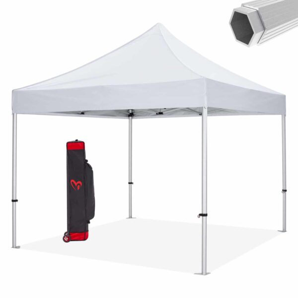 GAZEBO ΕΠΑΓΓΕΛΜΑΤΙΚΟ ΒΑΡΕΩΣ ΤΥΠΟΥ MATTHEW-AL HM6313 ΠΤΥΣΣΟΜΕΝΟ ΑΛΟΥΜΙΝΙΟΥ 3x3x3,4Y - Image 3