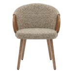 ΚΑΡΕΚΛΑ ΤΡΑΠΕΖΑΡΙΑΣ RIG HM9979.01 WHITE WASH ΞΥΛΟ ΟΞΙΑΣ-ΜΠΕΖ ΥΦΑΣΜΑ 59x58,5x72,5Υεκ. - Image 3