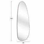 ΚΑΘΡΕΠΤΗΣ ΤΟΙΧΟΥ CRITHER HM4486.02 ΜΕ ΠΛΑΙΣΙΟ MDF ΣΕ GREY MARBLE ΧΡΩΜΑ 49x140Υεκ. - Image 2