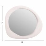 ΚΑΘΡΕΠΤΗΣ ΤΟΙΧΟΥ ΟΒΑΛ ΣΕΙΡΑ SANTORINI HM4511 MDF ΣΕ ΥΠΟΛΕΥΚΟ 82x3,5x74Υεκ - Image 2