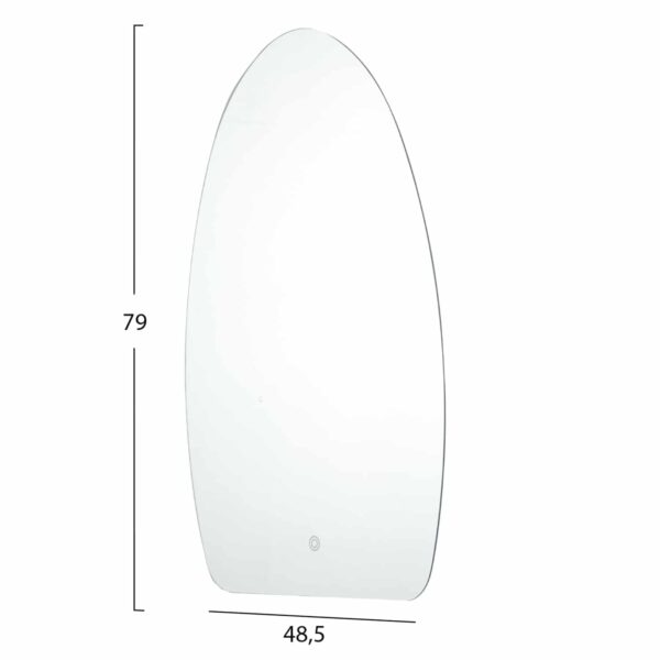 ΚΑΘΡΕΠΤΗΣ TOIXOY ΣΕΙΡΑ TORCH HM4496 ΧΩΡΙΣ ΠΛΑΙΣΙΟ-LED ΟΠΙΣΘΙΟΣ ΦΩΤΙΣΜΟΣ 48,5x79Υεκ. - Image 2
