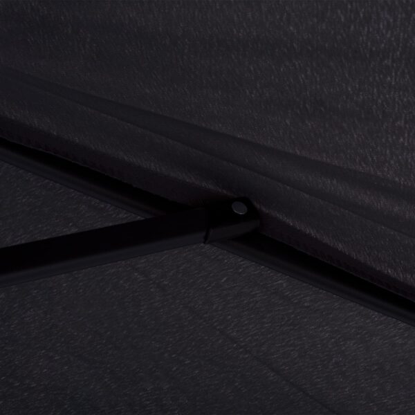 ΟΜΠΡΕΛΑ ΑΛΟΥΜΙΝΙΟΥ KACEN Φ250x236 εκ. ΜΕ 6 ΑΚΤΙΝΕΣ ΓΚΡΙ ΠΑΝΙ HM6030.10 - Image 5