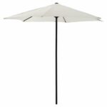 ΟΜΠΡΕΛΑ ΑΛΟΥΜΙΝΙΟΥ Φ250x236 εκ.ΜΕ 6 ΑΚΤΙΝΕΣ KACEN HM6030.02 ΕΚΡΟΥ ΓΚΡΙ - Image 3