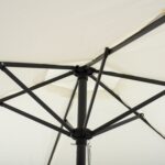 ΟΜΠΡΕΛΑ ΑΛΟΥΜΙΝΙΟΥ Φ250x236 εκ.ΜΕ 6 ΑΚΤΙΝΕΣ KACEN HM6030.02 ΕΚΡΟΥ ΓΚΡΙ - Image 5