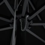 ΟΜΠΡΕΛΑ ΕΠΑΓΓΕΛΜΑΤΙΚΗ 3x3x2,83M ELEAZAR ΑΛΟΥΜΙΝΙΟΥ ΜΕ ΠΑΝΙ ΑΚΡΥΛΙΚΟ ΣΕ ΜΑΥΡΗ ΑΠΟΧΡΩΣΗ HM6026.03 - Image 5