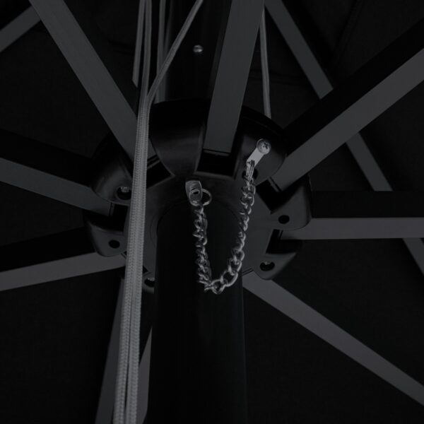 ΟΜΠΡΕΛΑ ΕΠΑΓΓΕΛΜΑΤΙΚΗ 3x3x2,83M ELEAZAR ΑΛΟΥΜΙΝΙΟΥ ΜΕ ΠΑΝΙ ΑΚΡΥΛΙΚΟ ΣΕ ΜΑΥΡΗ ΑΠΟΧΡΩΣΗ HM6026.03 - Image 5