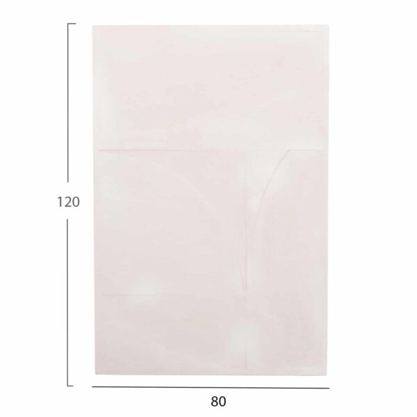 ΠΙΝΑΚΑΣ ΣΕΙΡΑ SANTORINI HM4506 MDF ΣΕ ΥΠΟΛΕΥΚΟ ΧΡΩΜΑ 80x4(πάχος)x120Υεκ. - Image 2