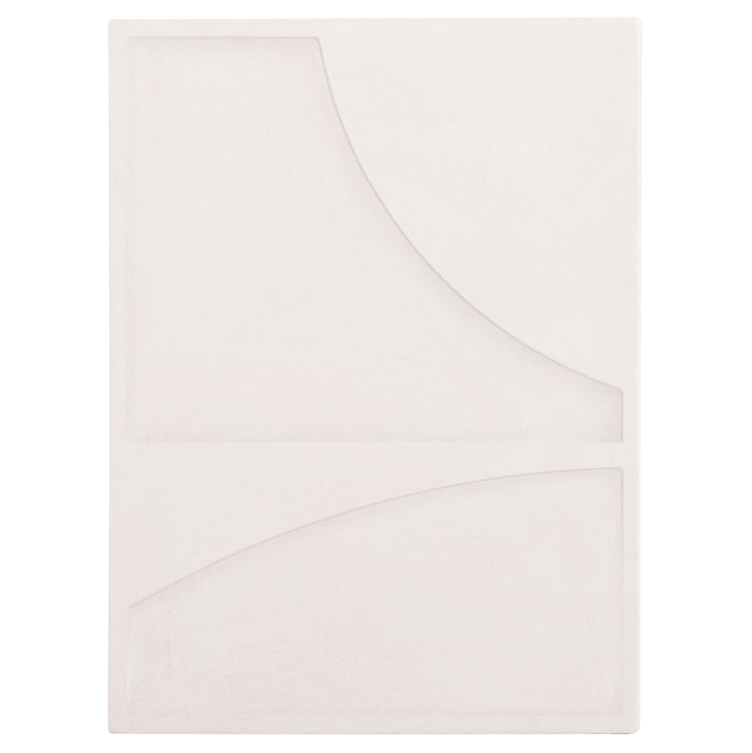 HM4509 ΠΙΝΑΚΑΣ ΟΡΘΟΓΩΝΙΟΣ ΣΕΙΡΑ SANTORINI HM4509 MDF ΥΠΟΛΕΥΚΟ ΧΡΩΜΑ 60x4(πάχος)x80Υεκ. - Image 1