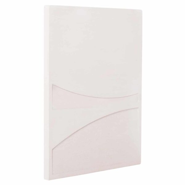 ΠΙΝΑΚΑΣ ΟΡΘΟΓΩΝΙΟΣ ΣΕΙΡΑ SANTORINI HM4510 MDF ΣΕ ΥΠΟΛΕΥΚΟ ΧΡΩΜΑ 60x4(πάχος)x80Υεκ. - Image 3