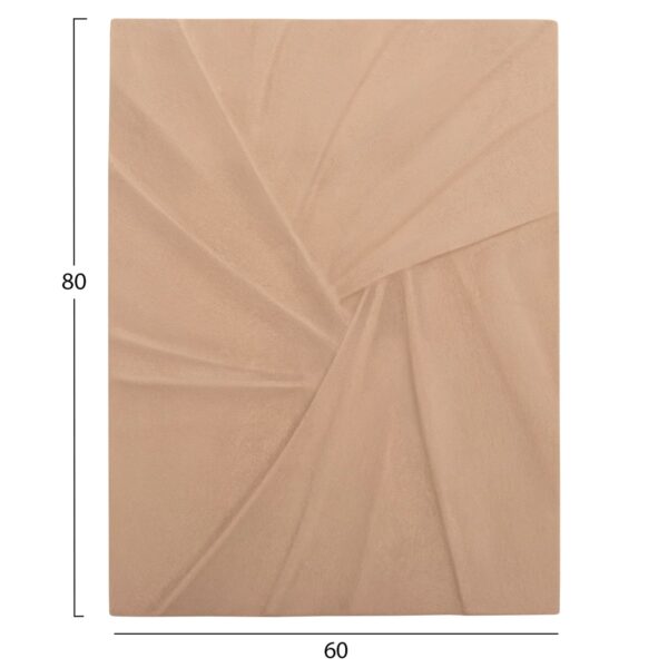 ΠΙΝΑΚΑΣ ΟΡΘΟΓΩΝΙΟΣ ΣΕΙΡΑ SANTORINI HM4522 MDF ΣΕ ΜΠΕΖ ΧΡΩΜΑ 60x4(πάχος)x80Υεκ. - Image 2