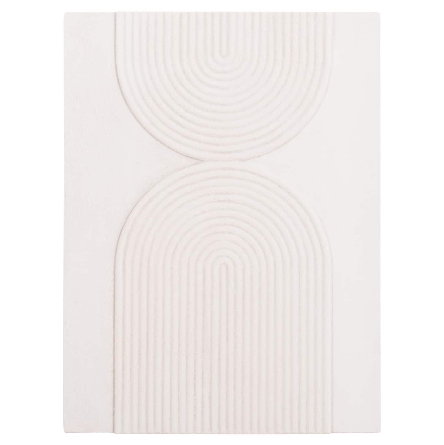 HM4523 ΠΙΝΑΚΑΣ ΟΡΘΟΓΩΝΙΟΣ ΣΕΙΡΑ SANTORINI HM4523 MDF ΣΕ ΥΠΟΛΕΥΚΟ ΧΡΩΜΑ 60x4(πάχος)x80Υεκ. - Image 1